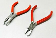 Stone Setting Pliers Jewelry Making - Prong Setting Plier and Bent Nose Set of 2