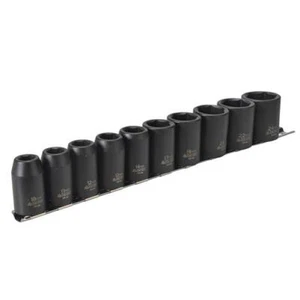 Teng Metric 1/2in Drive Impact Socket Set 10 Piece Single Hex TEN9121 - Picture 1 of 2