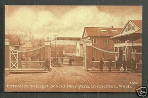 Bremerton Puget Sound Navy Yard WA Washington 1913 - Picture 1 of 1