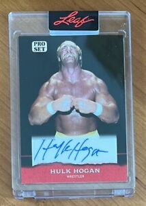 Hulk Hogan Auto 2022 Leaf Pro Set WWE NWO WCW TNA Wresting Legend