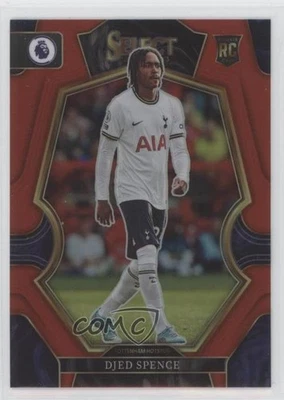 2022 Panini Select Premier League Mezzanine Red Prizm Djed Spence #130 Rookie RC - Image 1 of 2