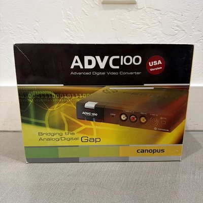Canopus ADVC-100 Analog to Digital Video Converter ADVC100 - Image 1 of 4