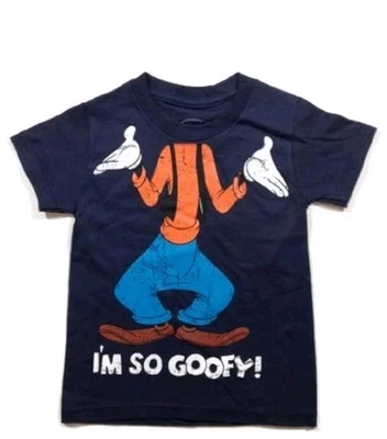 Camiseta Disney - I'm So Goofy niños mediana (8) vintage azul  Foto 1 de 4
