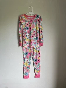 Little Sleepies Secret Garden Two Piece Pajama Set Size 5/6 - Picture 1 of 5