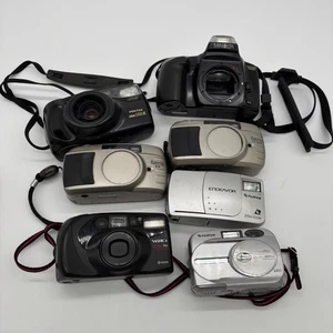 Vintage Mixed Styles Untested 35mm Film Camera Lot For Parts Only - Picture 1 of 5
