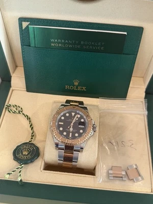 Rolex Yacht-Master dos tonos oro rosa acero 40 mm esfera negra 116621 Foto 1 de 4