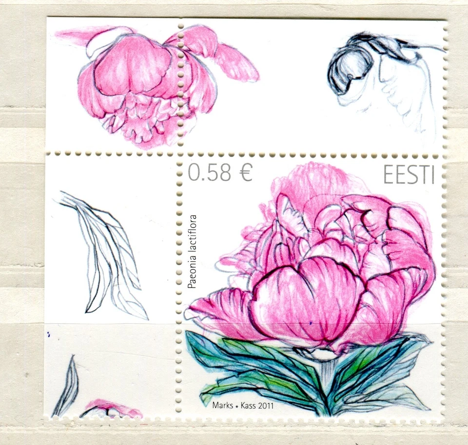 EST_476 2011 Estonia flores FLORA MNH Foto 1 de 1