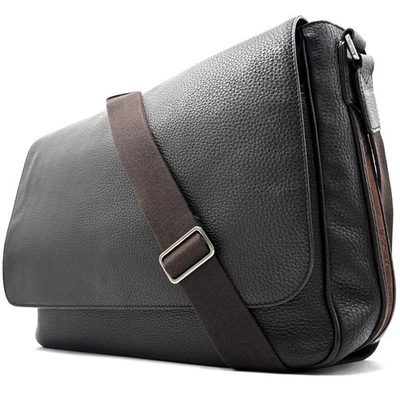 Extremely Beautiful Tod s Shoulder Bag Business Bag Logo Suede Leather Brown - Image 1 of 4