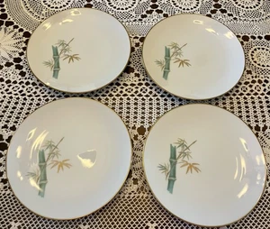 Vier (4) Noritake Bambus Orientalisch Salat Mittagessen Teller 8,5" NEU 6341 - Bild 1 von 7