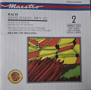 Bach-Messe H-Moll BWV 232 Gächinger Kantorei Stuttgart 2CD Fatbox Case Like New - Picture 1 of 2