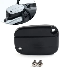 Motorcycle Brake Cylinder Reservoir Cover Cap For Harley Touring Road King Road - Picture 1 of 9