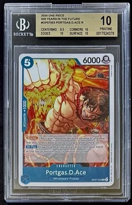BGS 10 One Piece OP07-053 R Portagas.D.Ace - English - 500 Years in the Future - Picture 1 of 2