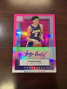 2017-18 Panini Status - Freshman Signatures Lonzo Ball #FS-LBD Pink /149 RC AU - Picture 1 of 5