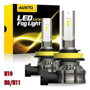 AUXITO 5202/880/H10/H8 LED Foglight Kit White/Golden Yellow Fog Light Bulbs Y - Picture 1 of 43