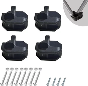 Camping Chair Replacement Feet 4 Packs, Heavy chair feet replacement, Black - Picture 1 of 6