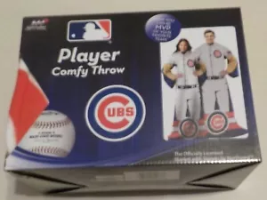 CHICAGO CUBS PLAYER COMFY THROW FLEECE 48" x 71" BLANKET NIP OSFM POLYESTER - Picture 1 of 2