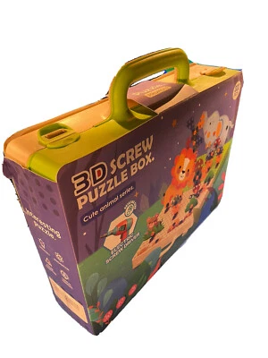3D Screw Puzzle, Kids Drill Set, Building Blocks, Toys, Creative Mosaic - Image 1 of 4