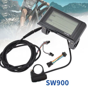 SW900 LCD Display Meter Kontrolle Panel 24 36 48V E-Bike Elektrofahrrad Rol Z1A1 - Bild 1 von 8