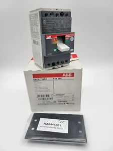 ABB SACE TMAX T1N 100 Plug-In Circuit Breaker 100A 480-600Y/347V 3P 3PH T1N100TL - Picture 1 of 18