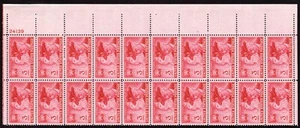 Scott #985 Grand Army of Republic Final Encampment Plate Block of 20 Stamps MNH - Picture 1 of 2