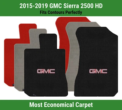 Lloyd Velourtex Front Mats for '15-19 GMC Sierra 2500 HD w/Silver/Red GMC 1 - Image 1 of 4