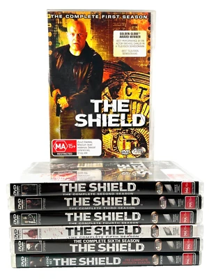 The Shield Complete Series Seasons 1 2 3 4 5 6 7 DVDs TV Michael Chiklis R4 - image 1 of 4