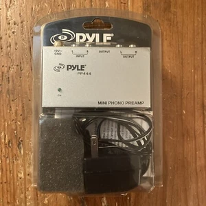 Pyle Phono Turntable Preamp - Mini Electronic Audio Stereo PP444 - Picture 1 of 2