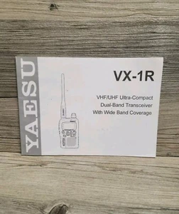 Yaesu VX-1R Radio User Operating Instruction Manual OEM Vertex Standard Japan  - Picture 1 of 6