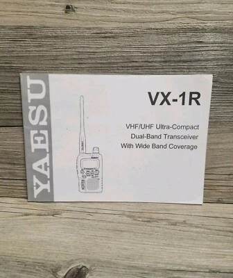 Yaesu VX-1R Radio User Operating Instruction Manual OEM Vertex Standard Japan  - Image 1 of 4