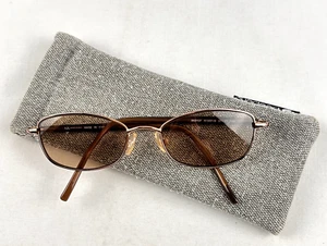 Vintage Anne Klein Full Wire Rim Eye Glasses Frames Only Peepers Snap Close Case - Picture 1 of 18