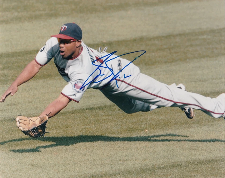 BEN REVERE MINNESOTA TWINS ACCIÓN FIRMADO 8x10 Foto 1 de 1