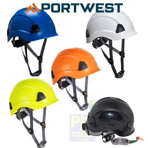 Portwest PS53 working at height safety helmet climbing scaffolding rescue hat - Picture 1 of 7