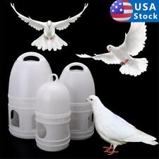 Plastic Pigeons Feeder Water Pot Pet Drinker Dispenser Container Birds Supplies