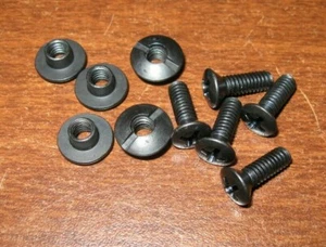 G-CODE RTI Wheel Hardware 5 Schrauben und T-Muttern schwarz Holster Halterung Adapter - Bild 1 von 2