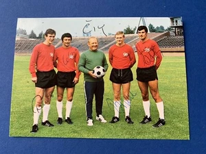 HANNOVER 96 1969/70 konplett signiert signed BERGMANN-Sammelkarte 10x15 - Bild 1 von 2