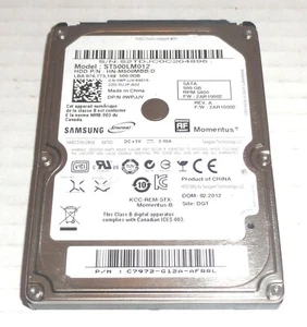 Samsung ST500LM012 500GB Sata Hard Drive F/W: 2AR10002 HDD P/N: HN-M500MBB/D - Picture 1 of 2