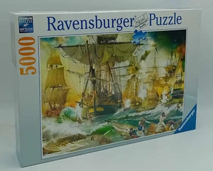Ravensburger 5000 Teile Puzzle 13969 Schlacht auf hoher See Schiff Meer NEU - Picture 1 of 3