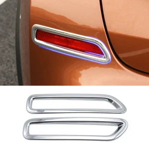 2pcs ABS Chrome Rear Fog Light Lamp Covers Trim fit for 2015-2024 Nissan Murano - Picture 1 of 7