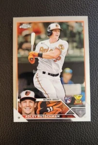 Adley Rutschman #1 Base RC Rookie Card Baltimore Orioles 2023 Topps Chrome - Picture 1 of 2
