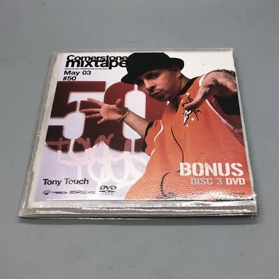 Cornerstone Mixtape CD #50 May 2003 2 Disc Bonus DVD Rap HipHop PROMO Jay-Z - Image 1 of 4