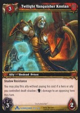 World of Warcraft TCG Twilight Vanquisher Knolan - Scourgewar 195/270