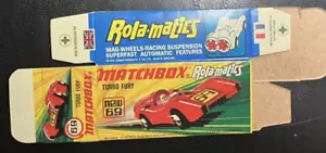 Matchbox Lesney Superfast #56 Hi-Tailer ‘71-‘74 Type I Repro Box - Bild 1 von 2