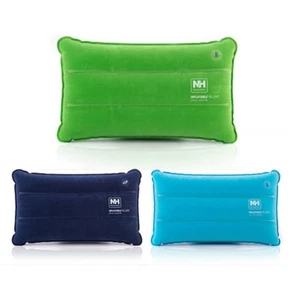 Outdoor Camping Pillow Inflatable Fabric Feel Head Cushion Travel HikingSurvival - Picture 1 of 6