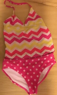 Traje de baño Tankini XS (4-5) OP, CONTENEDOR USADO EN EXCELENTE ESTADO para niñas Foto 1 de 4