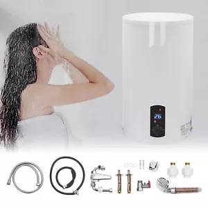 Scaldabagno Elettrico Boiler Accumulatore Elettrico Orizzontale Schermo LED 120L - Foto 1 di 24
