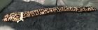Vintage Snake leopard print fur fabric Draft Excluder - approx. 110cm long