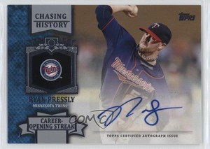 2013 Topps Chasing History Auto Ryan Pressly #CHA-RP Auto