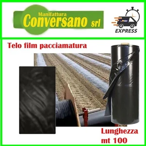 TELO PACCIAMATURA no foro film polietilene anti erba mt 100x1,00-1,20 - Foto 1 di 2