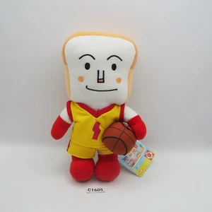 Anpanman C1605 Shokupanman Soccer SEGA Toys Plush 7" TAG Toy Doll Japan - Picture 1 of 8
