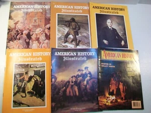 1976-1990 LOT OF AMERICAN HISTORY ILLUSTRATED BOOKLETS US HISTORY - Picture 1 of 7
